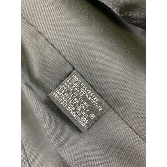 BOGO Kasper A.S.L. Skirt Suit Black Blazer Button Straight Knee Pencil Womens 10 - Picture 8 of 16